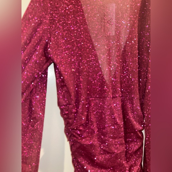 Never worn with tags! Windsor Glitter Mini Dress - Picture 6 of 7